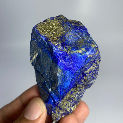 Lapis Lazuli, Lazurite, Afghanistan Minerals, 100g, Rough Gemstone, Royal Blue Lapis, Pyrite Inclusions, Lapidary Rough, Cabinet Specimen