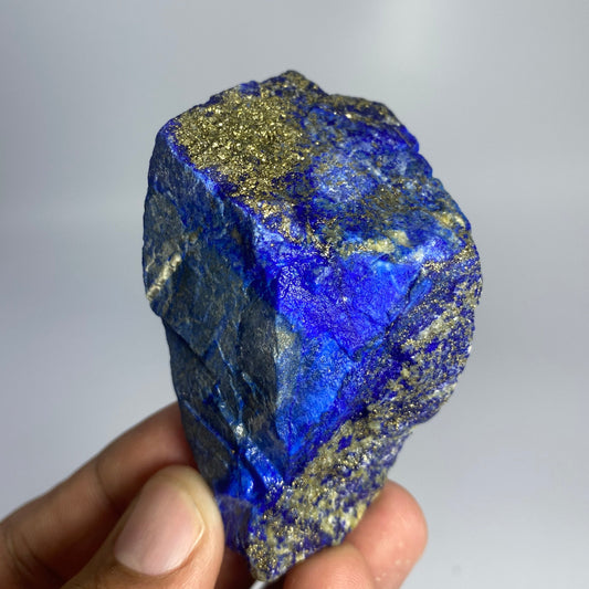 Lapis Lazuli, Lazurite, Afghanistan Minerals, 100g, Rough Gemstone, Royal Blue Lapis, Pyrite Inclusions, Lapidary Rough, Cabinet Specimen