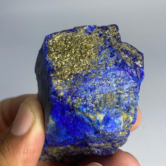 Lapis Lazuli, Lazurite, Afghanistan Minerals, 100g, Rough Gemstone, Royal Blue Lapis, Pyrite Inclusions, Lapidary Rough, Cabinet Specimen