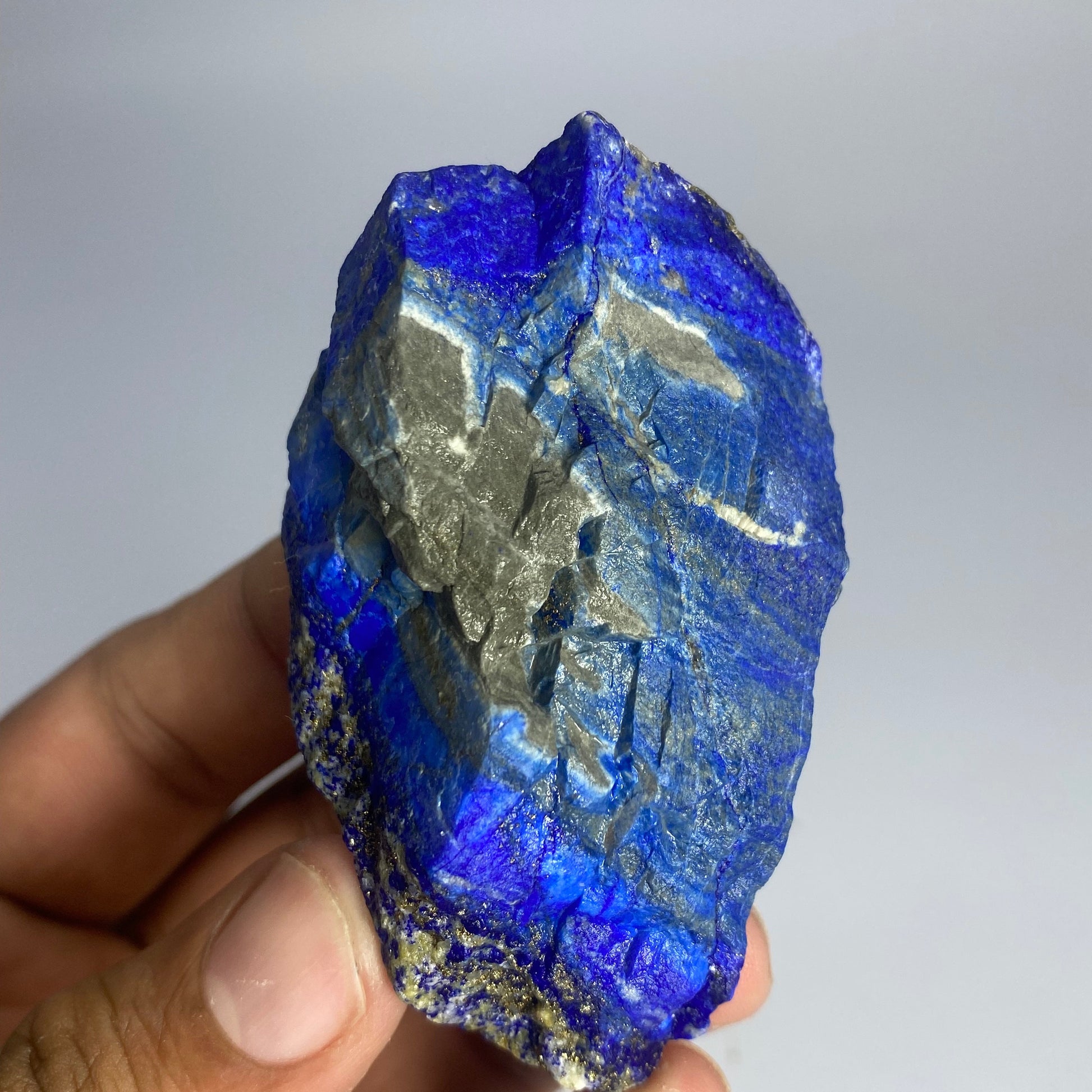 Lapis Lazuli, Lazurite, Afghanistan Minerals, 100g, Rough Gemstone, Royal Blue Lapis, Pyrite Inclusions, Lapidary Rough, Cabinet Specimen