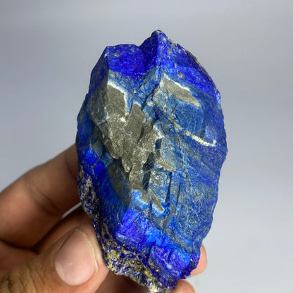 Lapis Lazuli, Lazurite, Afghanistan Minerals, 100g, Rough Gemstone, Royal Blue Lapis, Pyrite Inclusions, Lapidary Rough, Cabinet Specimen