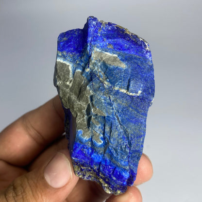 Lapis Lazuli, Lazurite, Afghanistan Minerals, 100g, Rough Gemstone, Royal Blue Lapis, Pyrite Inclusions, Lapidary Rough, Cabinet Specimen