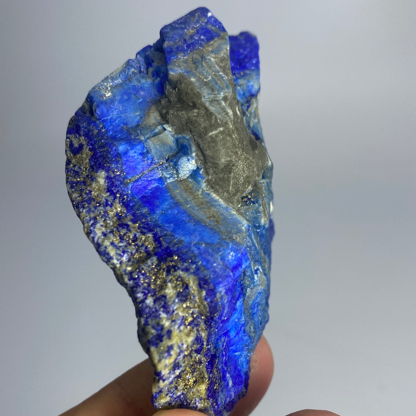 Lapis Lazuli, Lazurite, Afghanistan Minerals, 100g, Rough Gemstone, Royal Blue Lapis, Pyrite Inclusions, Lapidary Rough, Cabinet Specimen