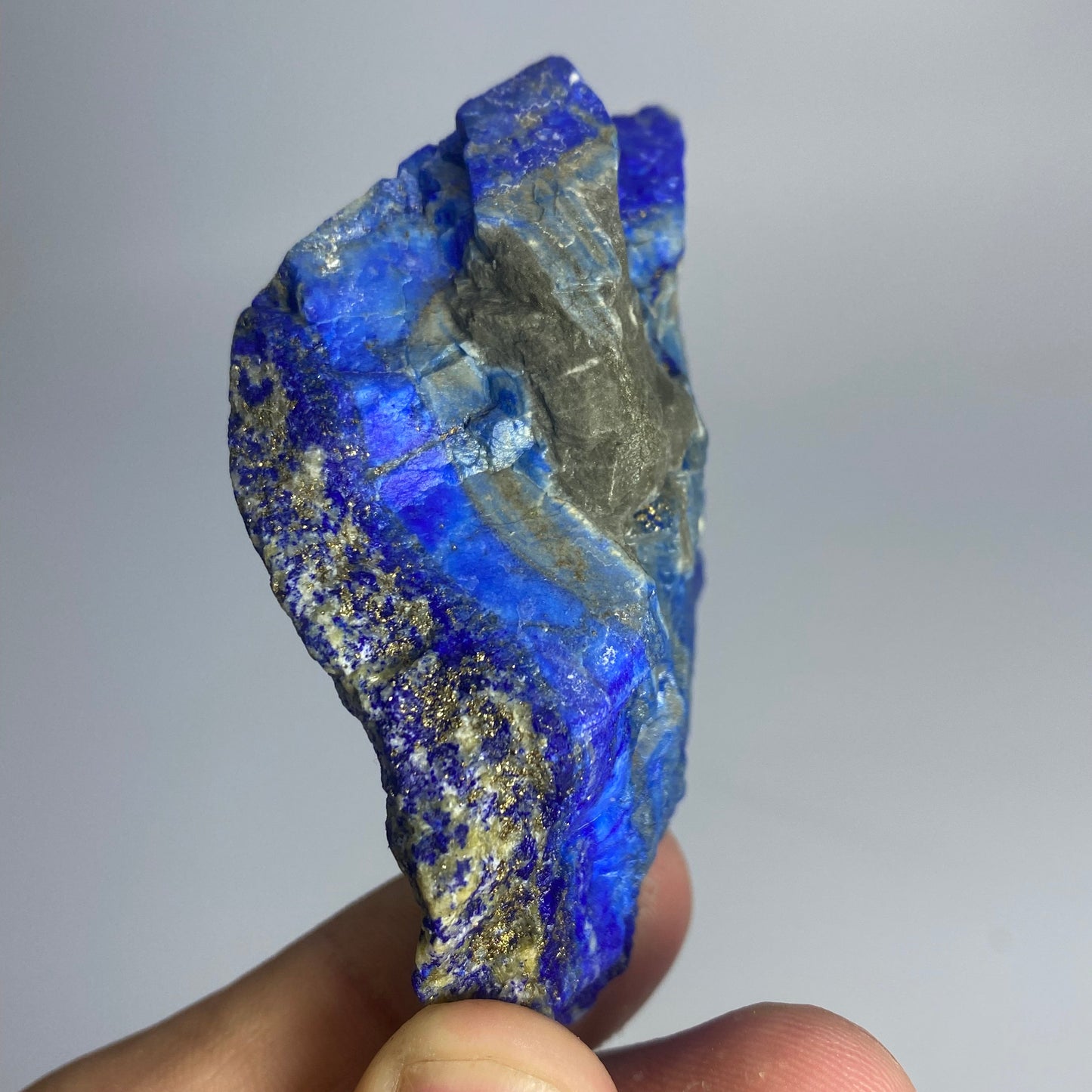 Lapis Lazuli, Lazurite, Afghanistan Minerals, 100g, Rough Gemstone, Royal Blue Lapis, Pyrite Inclusions, Lapidary Rough, Cabinet Specimen