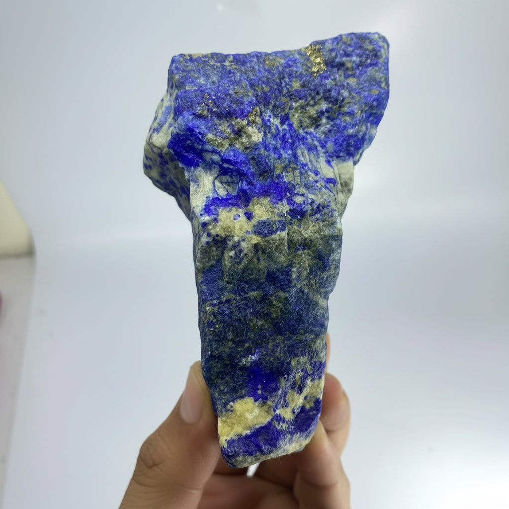 Lapis Lazuli, Lazurite, Afghanistan Minerals, Rough Gemstone, Royal Blue Lapis, Pyrite Inclusions, Lapidary Rough, Cabinet Specimen