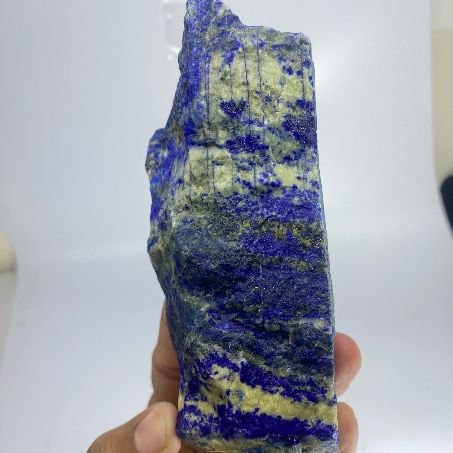 Lapis Lazuli, Lazurite, Afghanistan Minerals, Rough Gemstone, Royal Blue Lapis, Pyrite Inclusions, Lapidary Rough, Cabinet Specimen