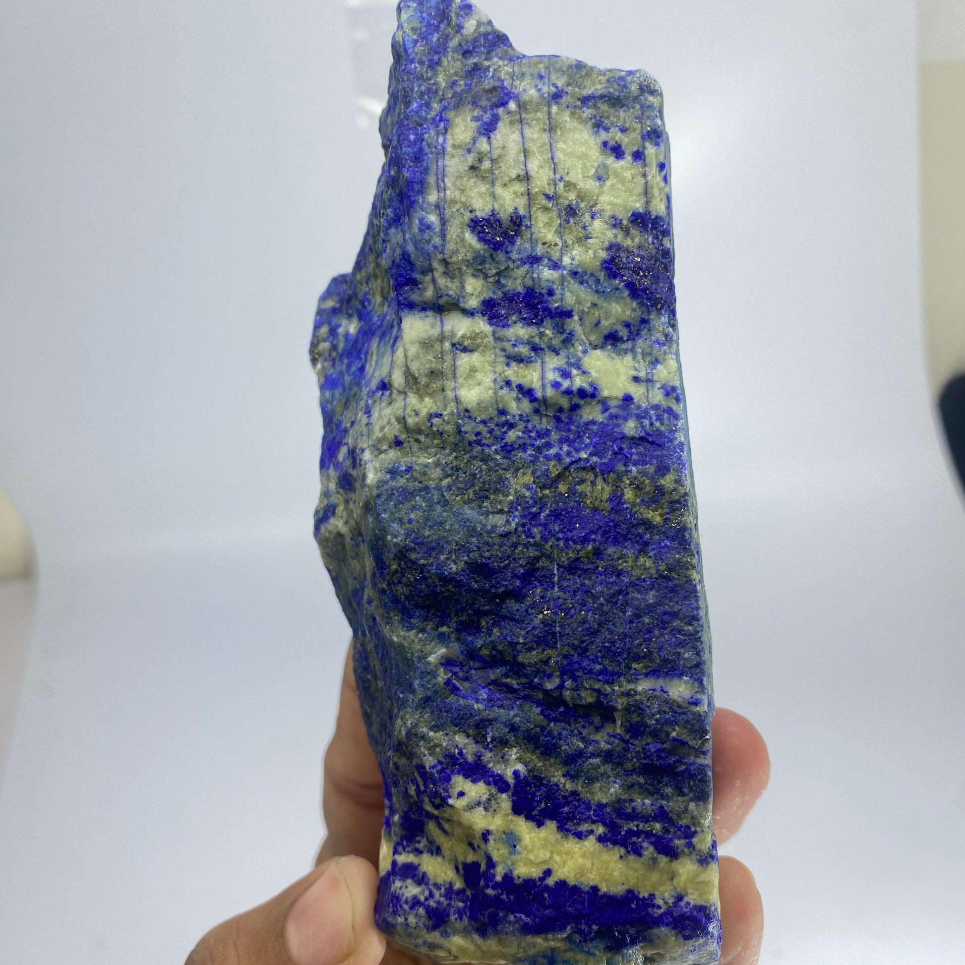 Lapis Lazuli, Lazurite, Afghanistan Minerals, Rough Gemstone, Royal Blue Lapis, Pyrite Inclusions, Lapidary Rough, Cabinet Specimen