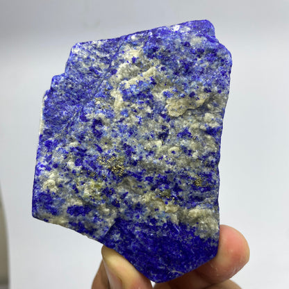 Lapis Lazuli, Lazurite, Afghanistan Minerals, 180g, Rough Gemstone, Royal Blue Lapis, Pyrite Inclusions, Lapidary Rough, Cabinet Specimen