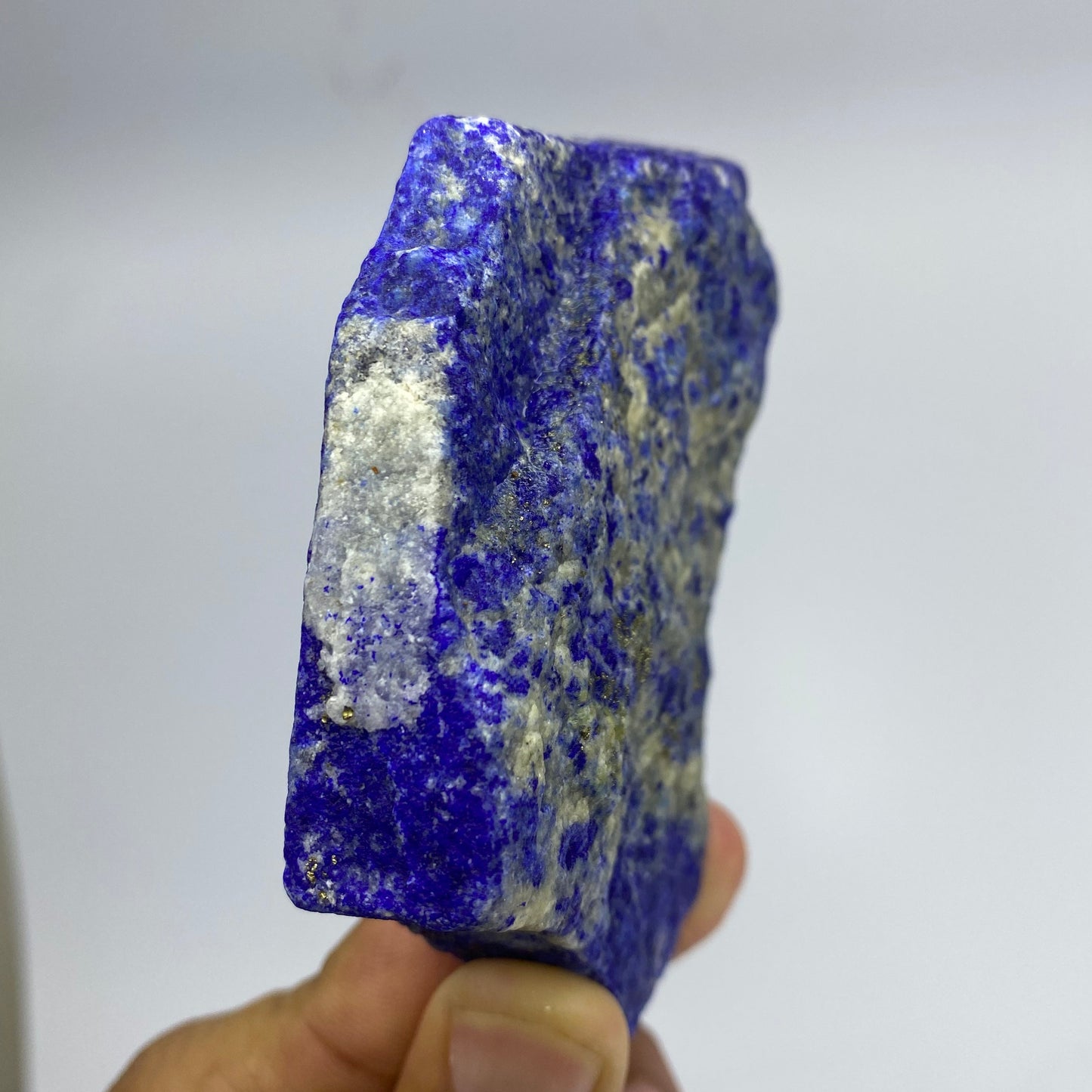 Lapis Lazuli, Lazurite, Afghanistan Minerals, 180g, Rough Gemstone, Royal Blue Lapis, Pyrite Inclusions, Lapidary Rough, Cabinet Specimen