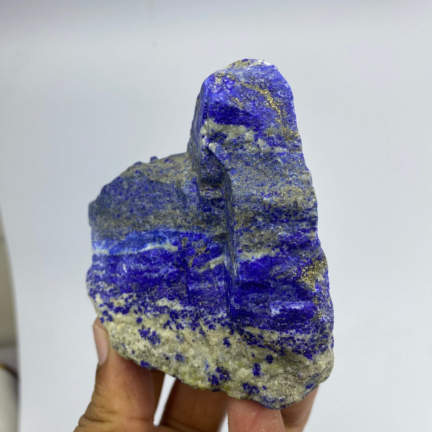 Lapis Lazuli, Lazurite, Afghanistan Minerals, 329g, Rough Gemstone, Royal Blue Lapis, Pyrite Inclusions, Lapidary Rough, Cabinet Specimen