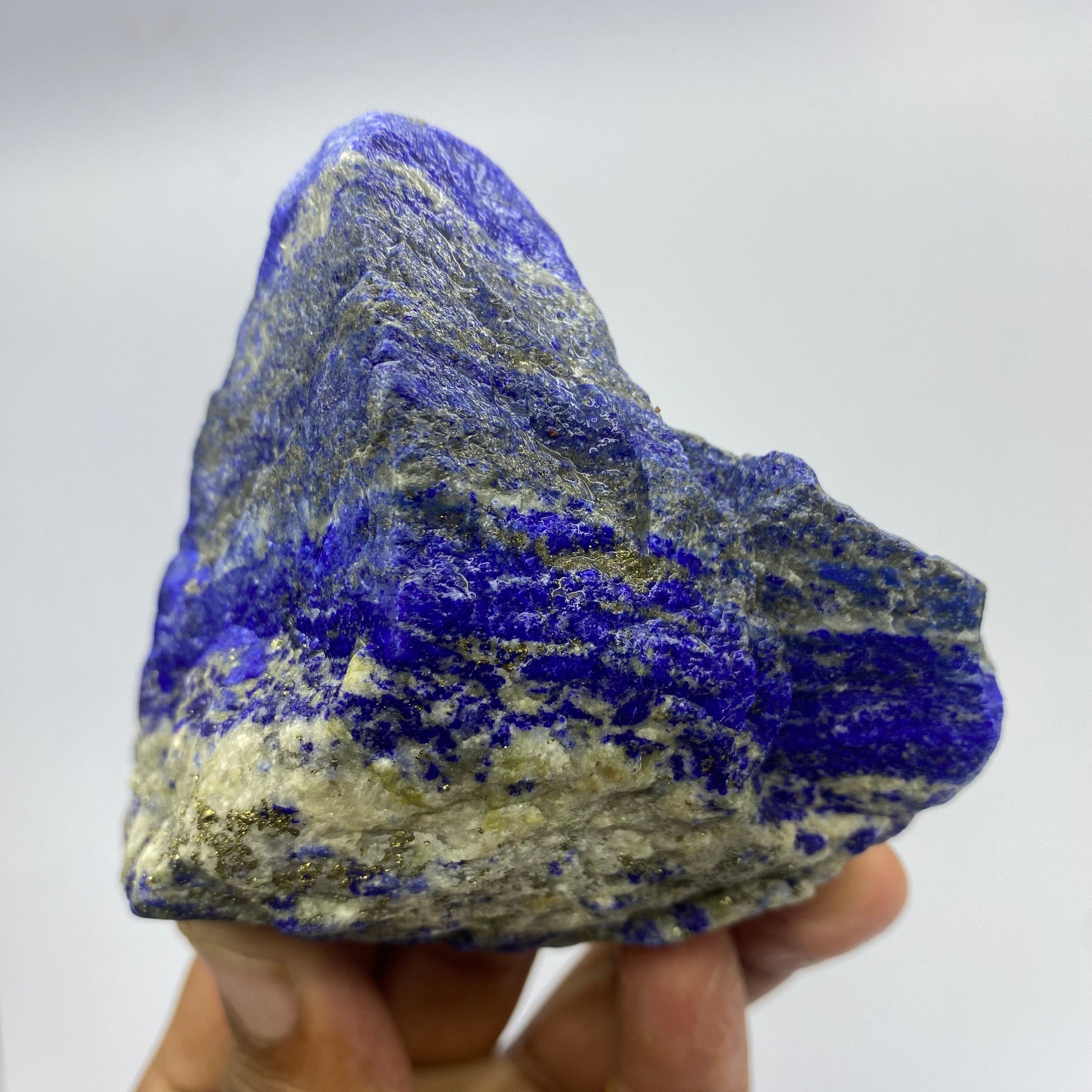 Lapis Lazuli, Lazurite, Afghanistan Minerals, 329g, Rough Gemstone, Royal Blue Lapis, Pyrite Inclusions, Lapidary Rough, Cabinet Specimen