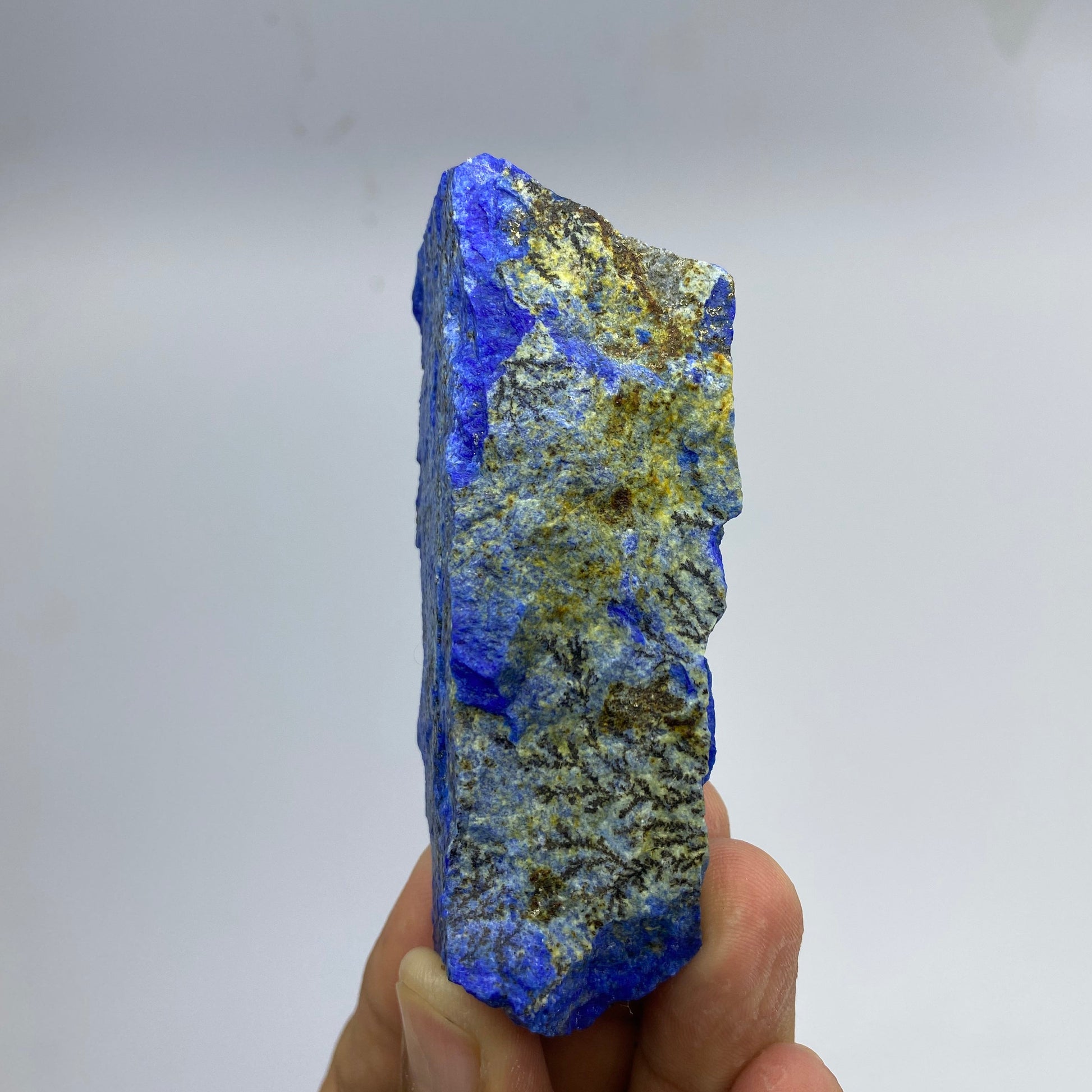Lapis Lazuli, Lazurite, Afghanistan Minerals, 147g, Rough Gemstone, Royal Blue Lapis, Pyrite Inclusions, Lapidary Rough, Cabinet Specimen