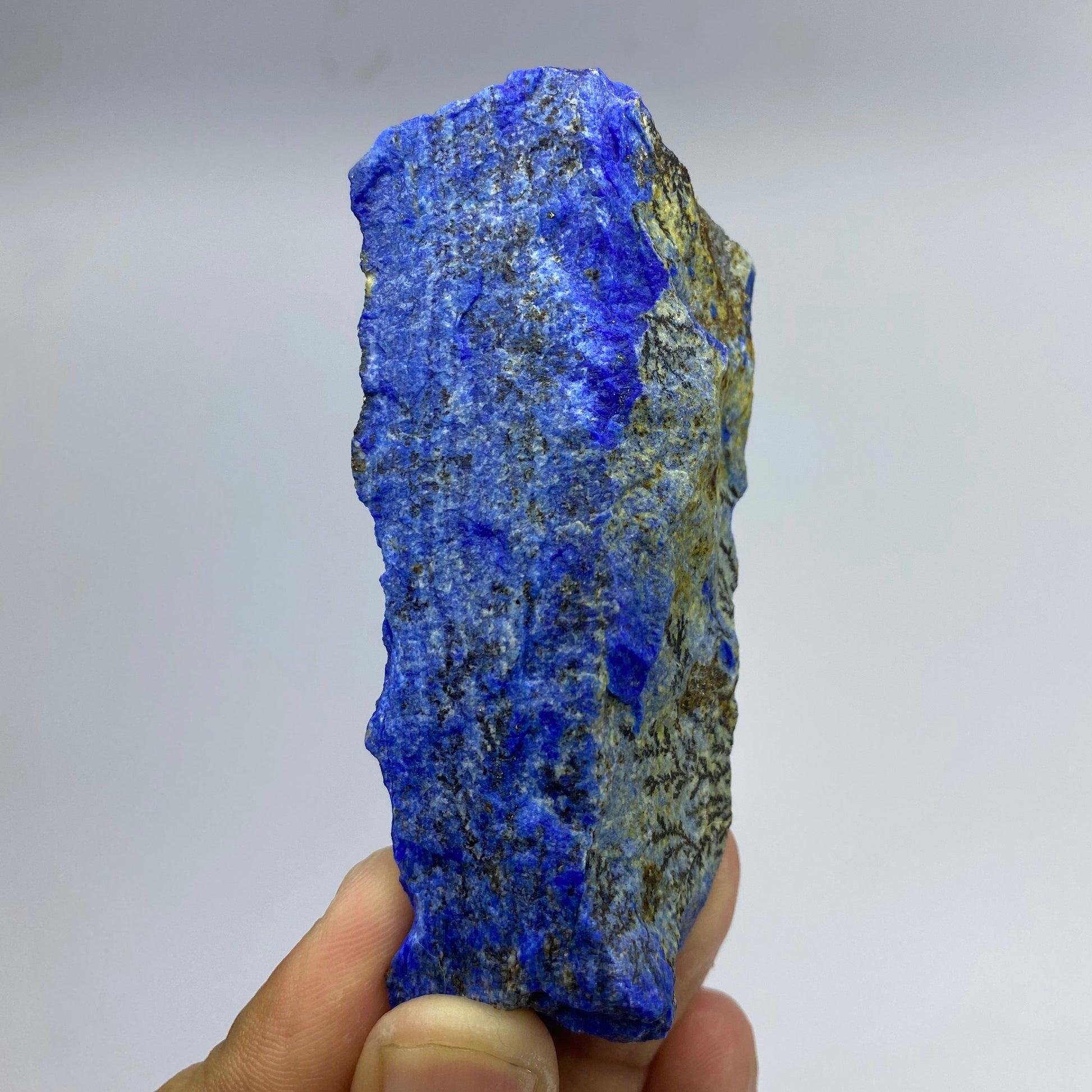 Lapis Lazuli, Lazurite, Afghanistan Minerals, 147g, Rough Gemstone, Royal Blue Lapis, Pyrite Inclusions, Lapidary Rough, Cabinet Specimen