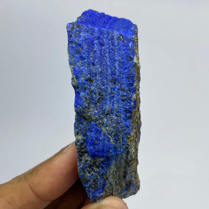 Lapis Lazuli, Lazurite, Afghanistan Minerals, 147g, Rough Gemstone, Royal Blue Lapis, Pyrite Inclusions, Lapidary Rough, Cabinet Specimen