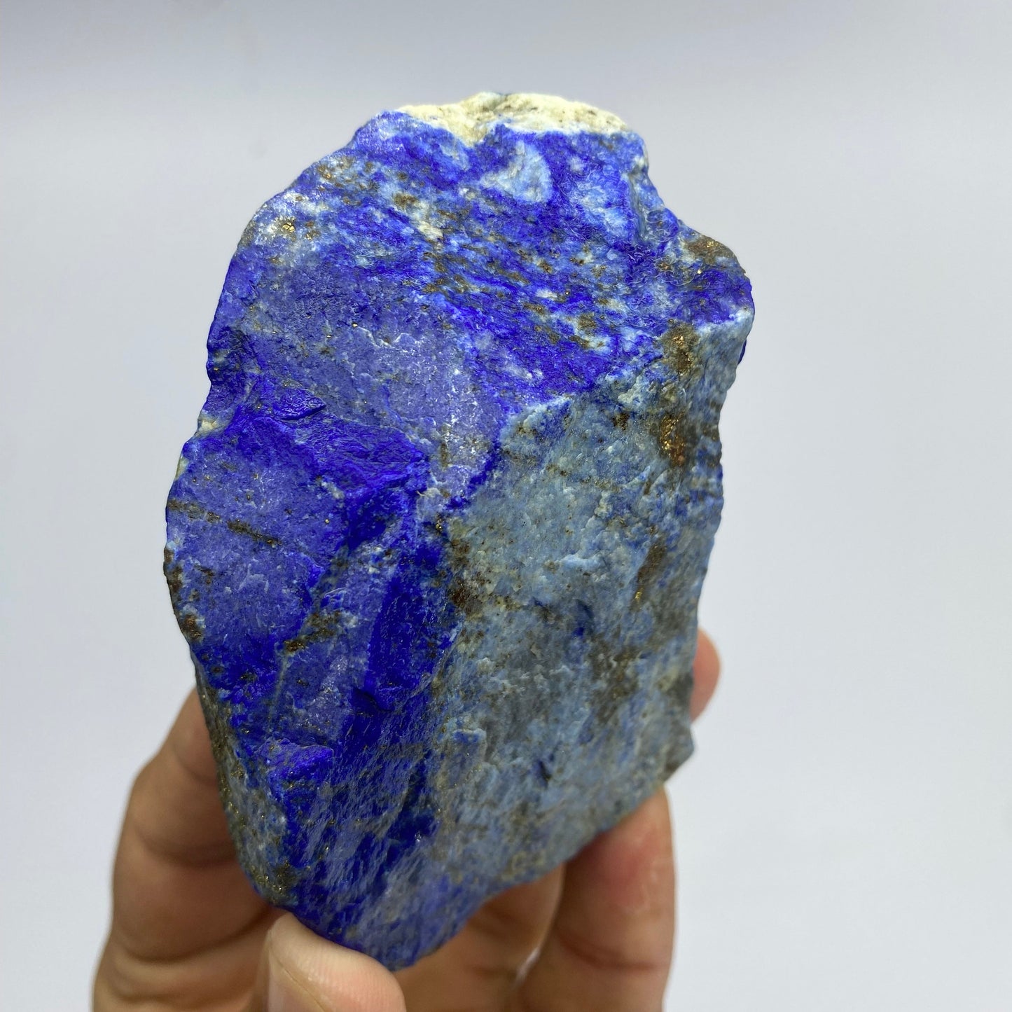 Lapis Lazuli, Lazurite, Afghanistan Minerals, 237g, Rough Gemstone, Royal Blue Lapis, Pyrite Inclusions, Lapidary Rough, Cabinet Specimen