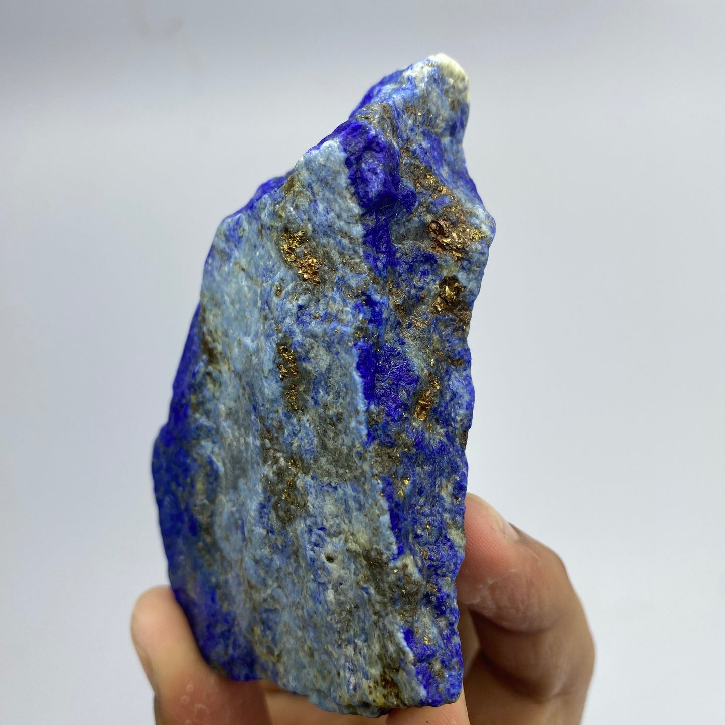 Lapis Lazuli, Lazurite, Afghanistan Minerals, 237g, Rough Gemstone, Royal Blue Lapis, Pyrite Inclusions, Lapidary Rough, Cabinet Specimen