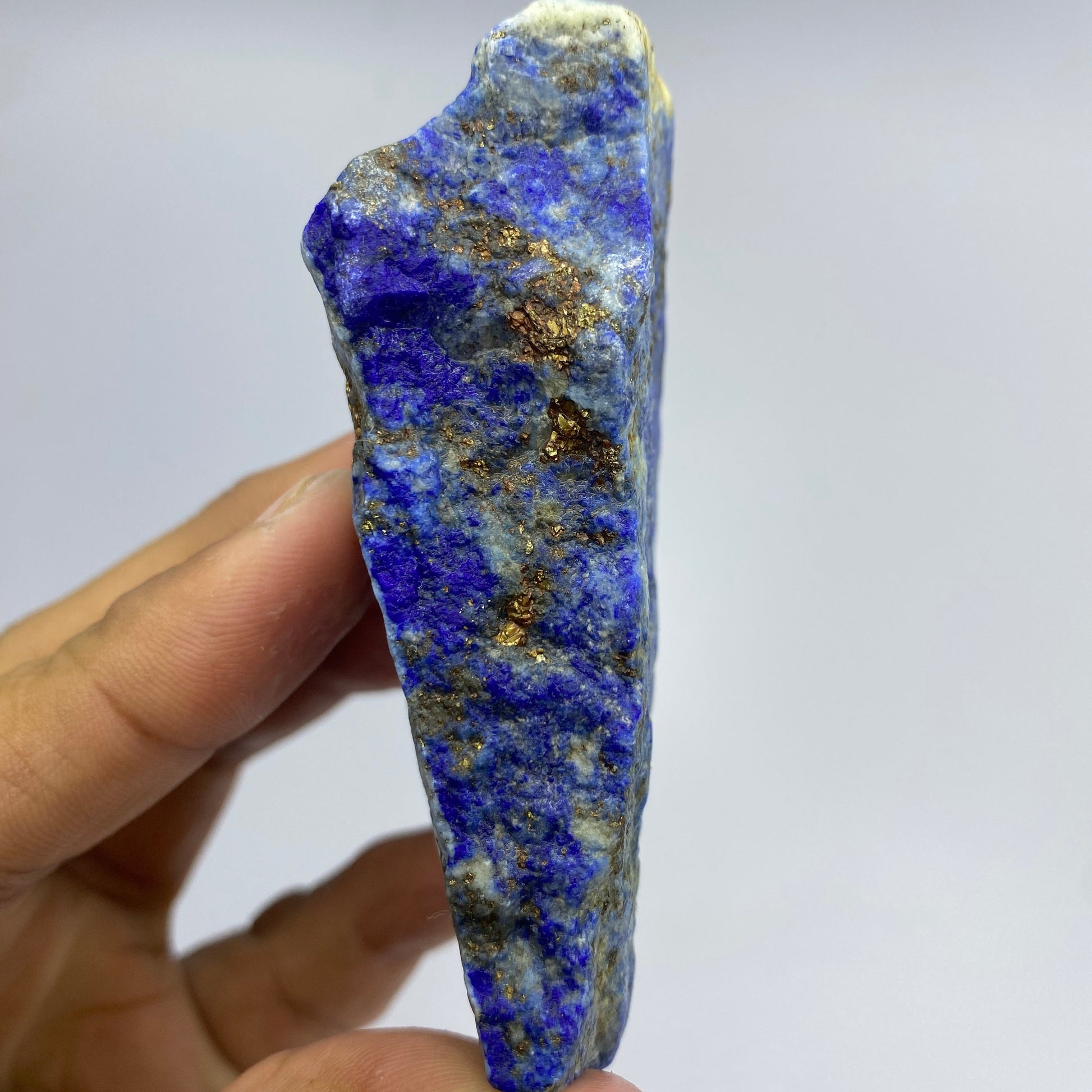 Lapis Lazuli, Lazurite, Afghanistan Minerals, 237g, Rough Gemstone, Royal Blue Lapis, Pyrite Inclusions, Lapidary Rough, Cabinet Specimen