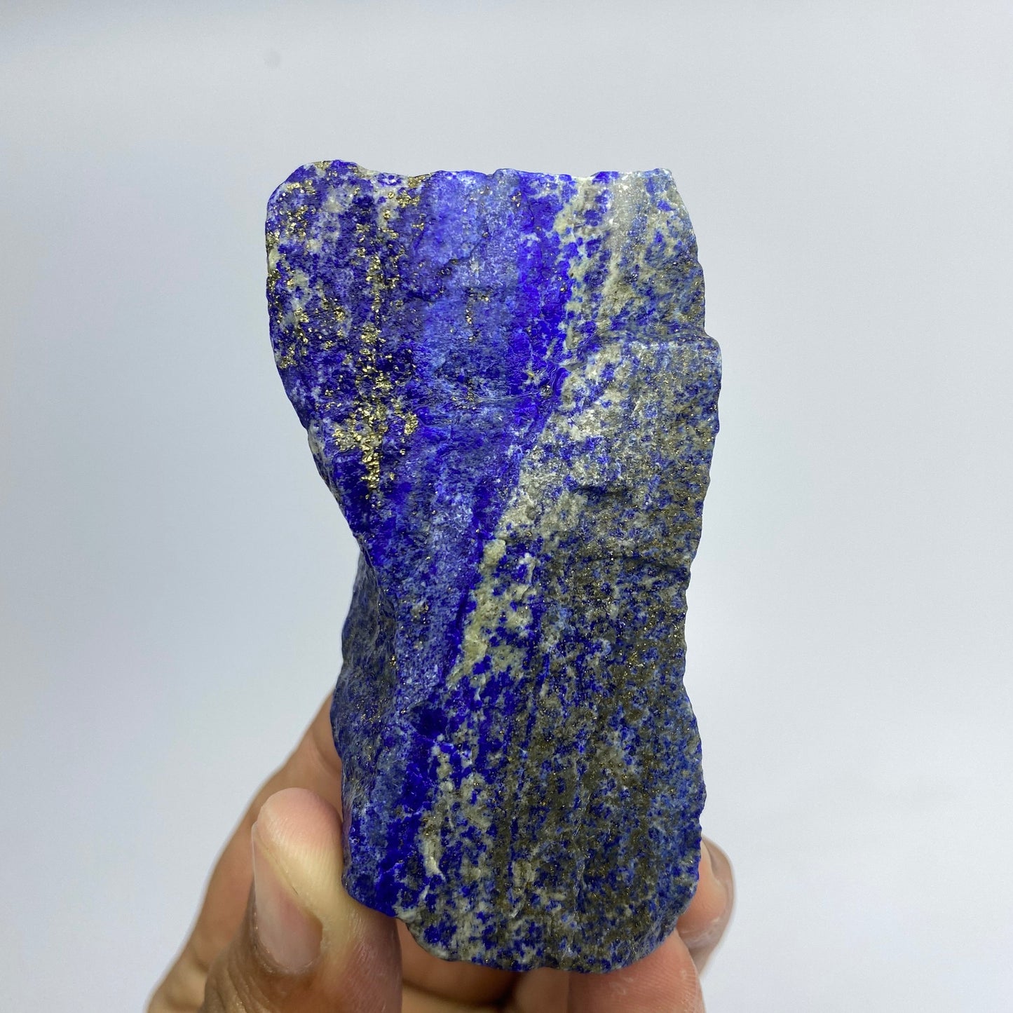 Lapis Lazuli, Lazurite, Afghanistan Minerals, 172g, Rough Gemstone, Royal Blue Lapis, Pyrite Inclusions, Lapidary Rough, Cabinet Specimen