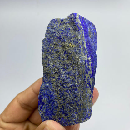 Lapis Lazuli, Lazurite, Afghanistan Minerals, 172g, Rough Gemstone, Royal Blue Lapis, Pyrite Inclusions, Lapidary Rough, Cabinet Specimen