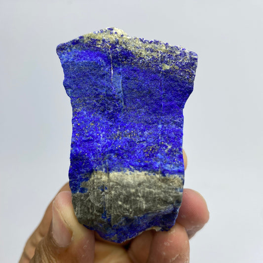 Lapis Lazuli, Lazurite, Afghanistan Minerals, 99.6g, Rough Gemstone, Royal Blue Lapis, Pyrite Inclusions, Lapidary Rough, Cabinet Specimen