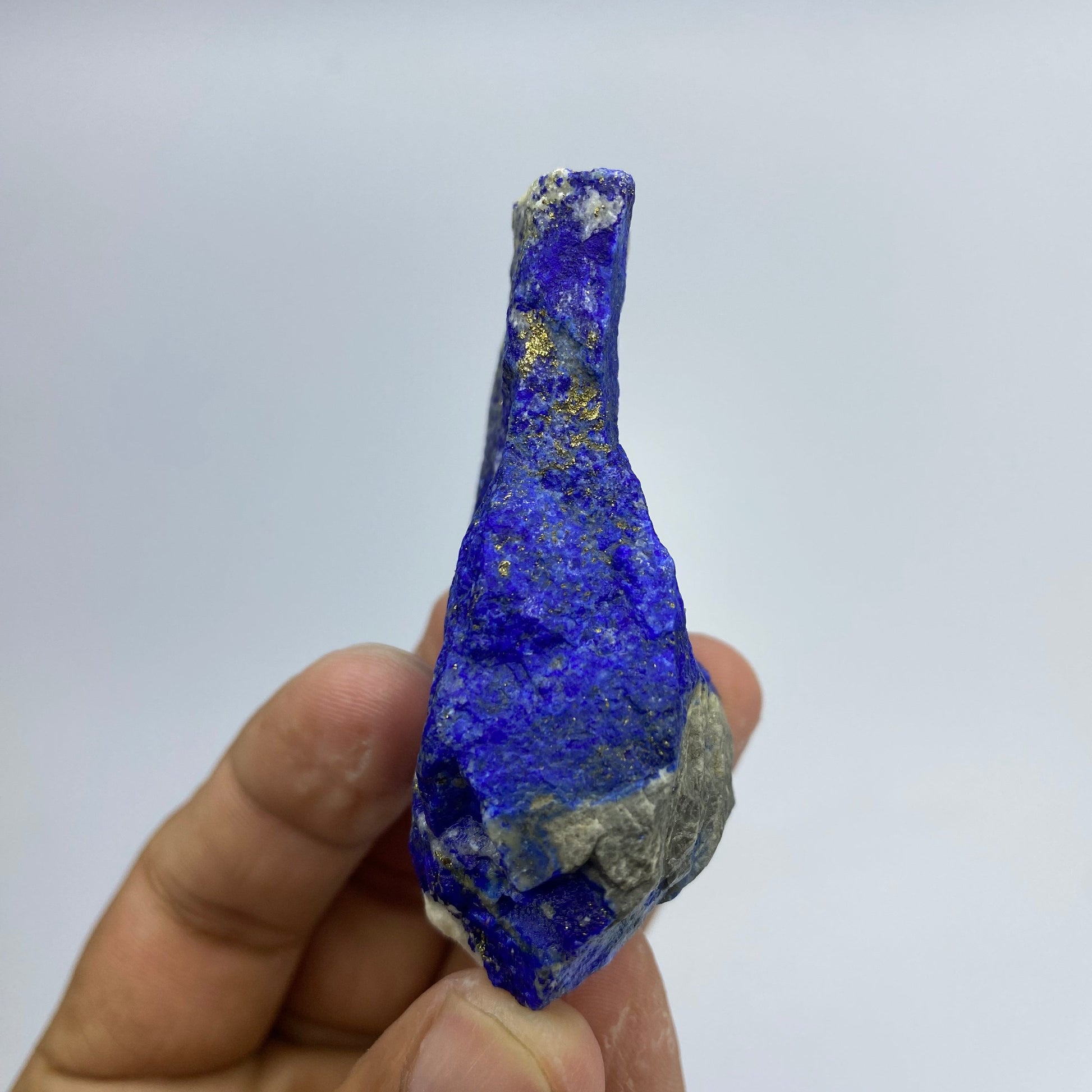 Lapis Lazuli, Lazurite, Afghanistan Minerals, 99.6g, Rough Gemstone, Royal Blue Lapis, Pyrite Inclusions, Lapidary Rough, Cabinet Specimen