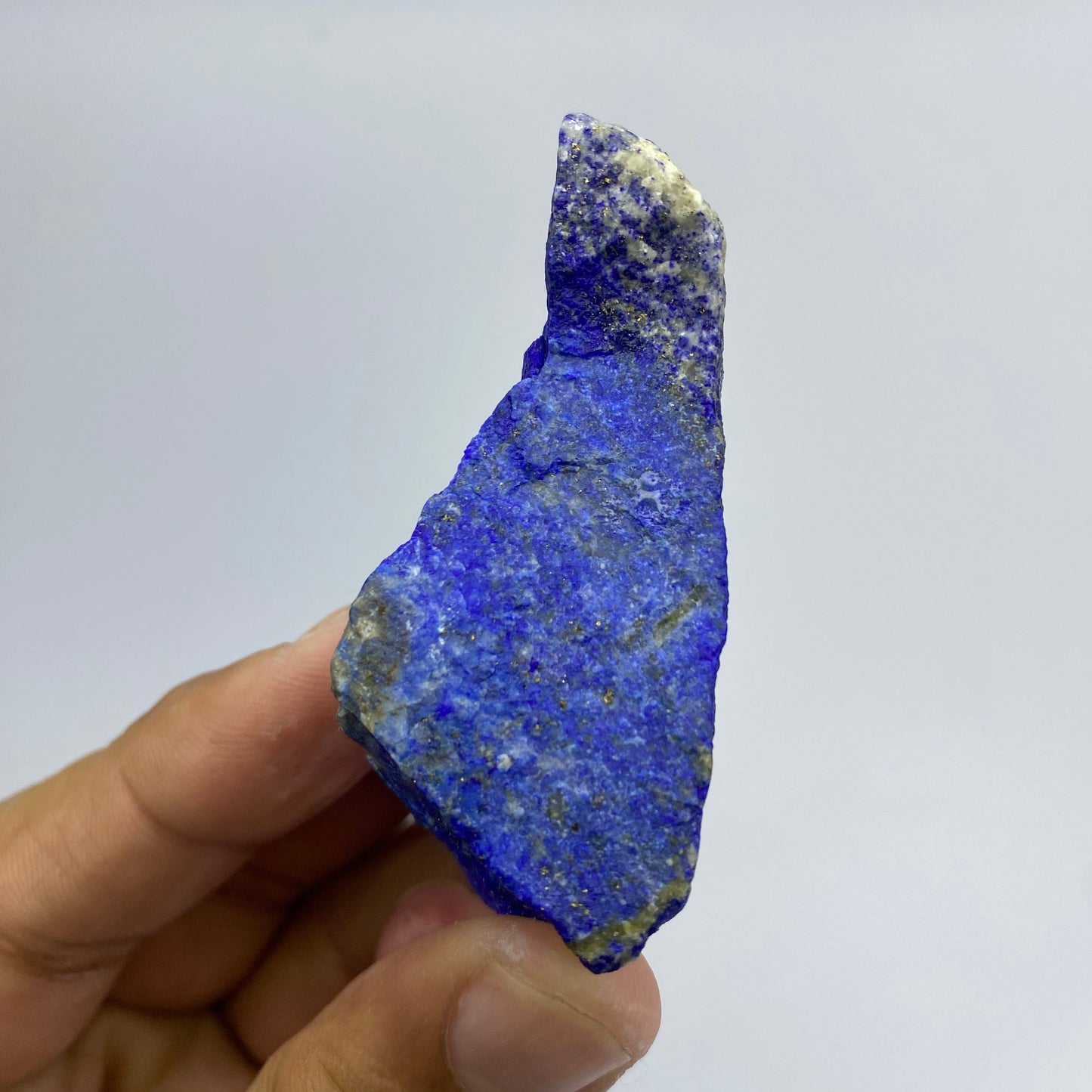 Lapis Lazuli, Lazurite, Afghanistan Minerals, 99.6g, Rough Gemstone, Royal Blue Lapis, Pyrite Inclusions, Lapidary Rough, Cabinet Specimen