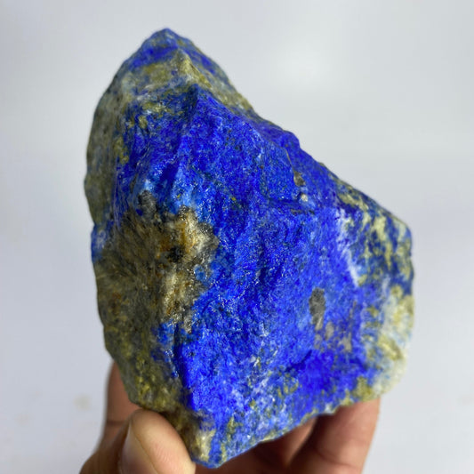 Lapis Lazuli, Lazurite, Afghanistan Minerals, 454g, 1 lb, Rough Gemstone, Royal Blue Lapis, Pyrite Inclusions, Lapidary Rough, Large Cabinet Specimen, Investment Grade