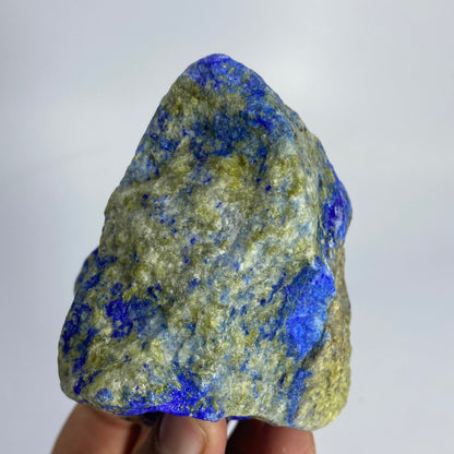 Lapis Lazuli, Lazurite, Afghanistan Minerals, 454g, 1 lb, Rough Gemstone, Royal Blue Lapis, Pyrite Inclusions, Lapidary Rough, Large Cabinet Specimen, Investment Grade
