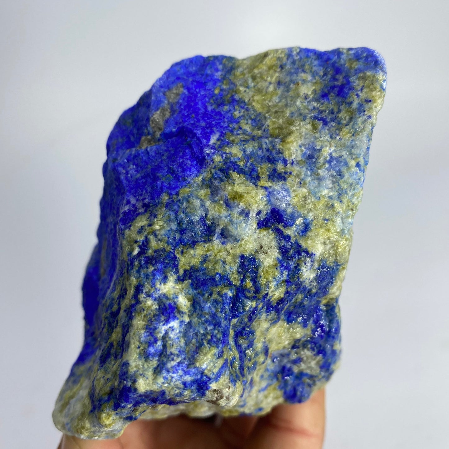 Lapis Lazuli, Lazurite, Afghanistan Minerals, 454g, 1 lb, Rough Gemstone, Royal Blue Lapis, Pyrite Inclusions, Lapidary Rough, Large Cabinet Specimen, Investment Grade