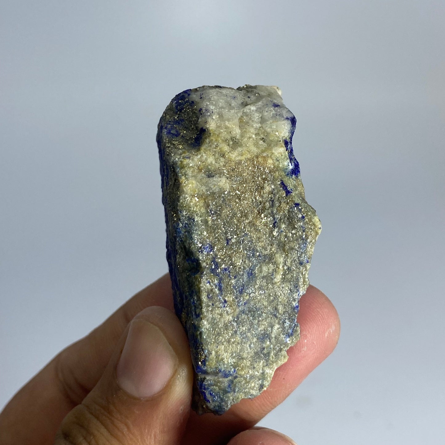 Lapis Lazuli, Lazurite, Afghanistan Minerals, 92g, Rough Gemstone, Royal Blue Lapis, Pyrite Inclusions, Lapidary Rough, Cabinet Specimen