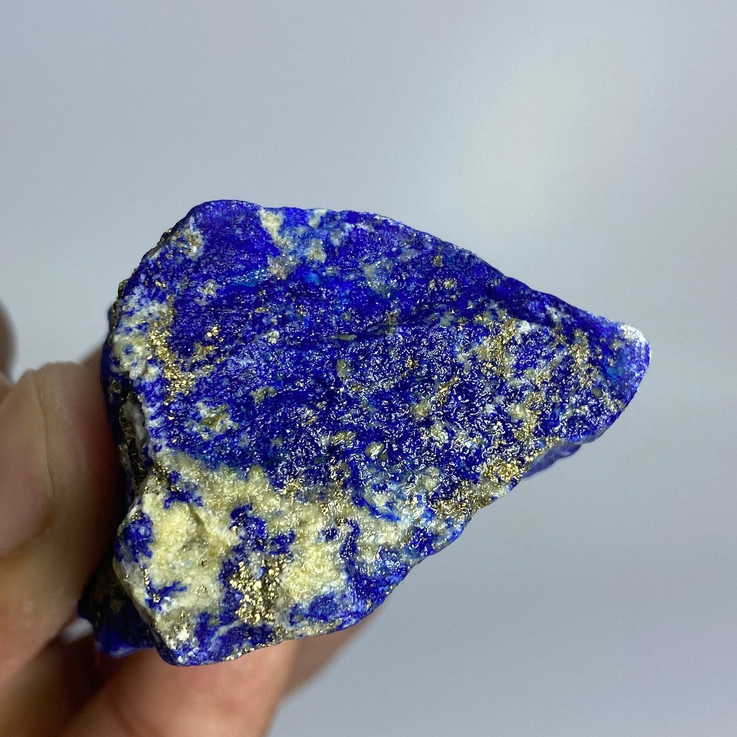 Lapis Lazuli, Lazurite, Afghanistan Minerals, 74g, Rough Gemstone, Royal Blue Lapis, Pyrite Inclusions, Lapidary Rough, Cabinet Specimen
