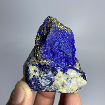 Lapis Lazuli, Lazurite, Afghanistan Minerals, 115g, Rough Gemstone, Royal Blue Lapis, Pyrite Inclusions, Lapidary Rough, Cabinet Specimen