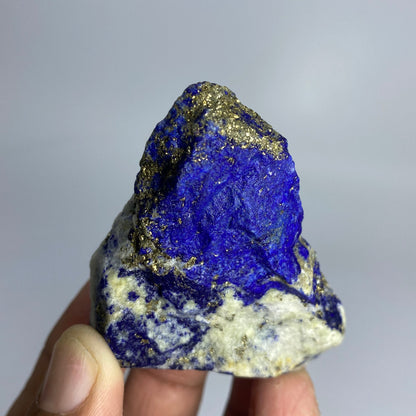Lapis Lazuli, Lazurite, Afghanistan Minerals, 115g, Rough Gemstone, Royal Blue Lapis, Pyrite Inclusions, Lapidary Rough, Cabinet Specimen