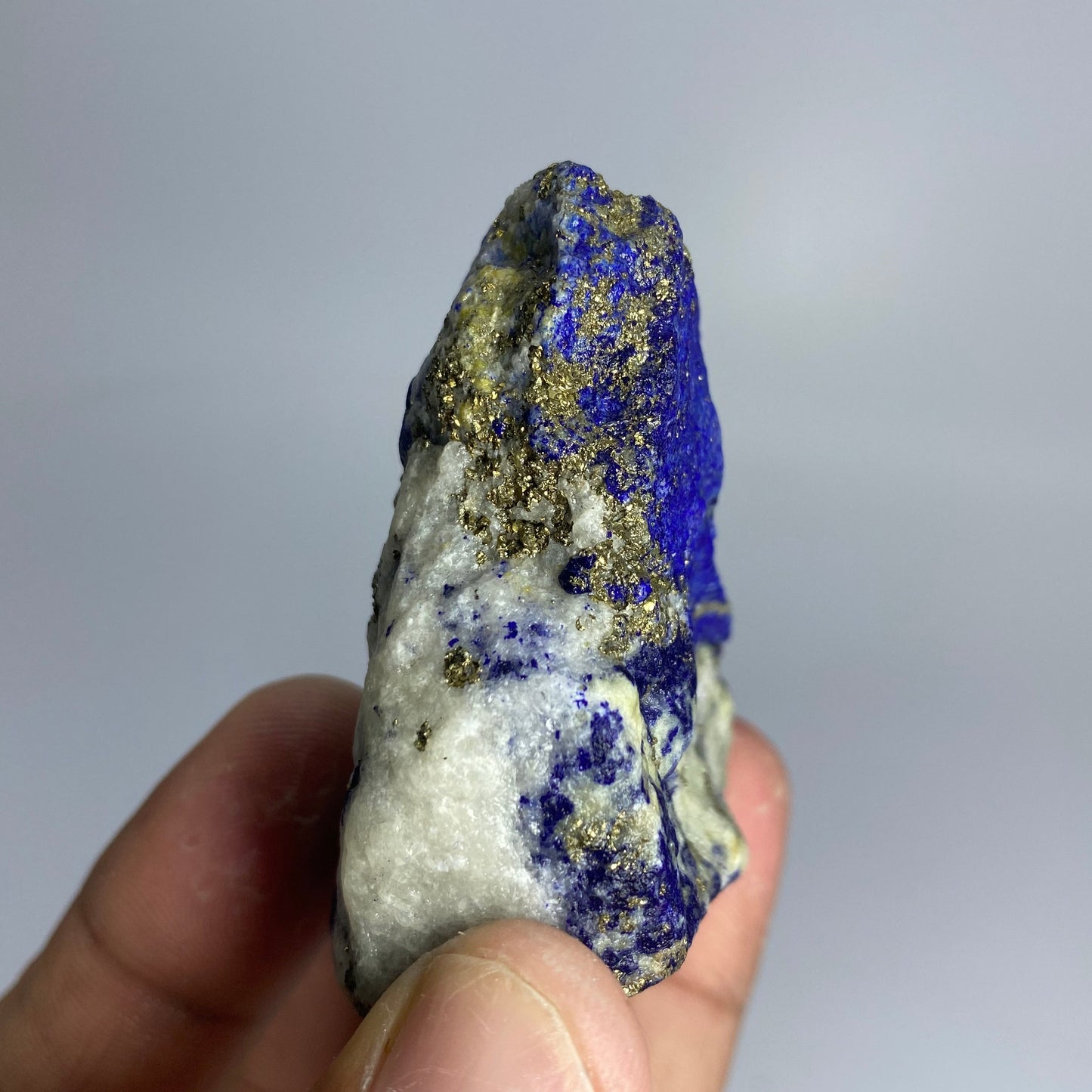 Lapis Lazuli, Lazurite, Afghanistan Minerals, 115g, Rough Gemstone, Royal Blue Lapis, Pyrite Inclusions, Lapidary Rough, Cabinet Specimen