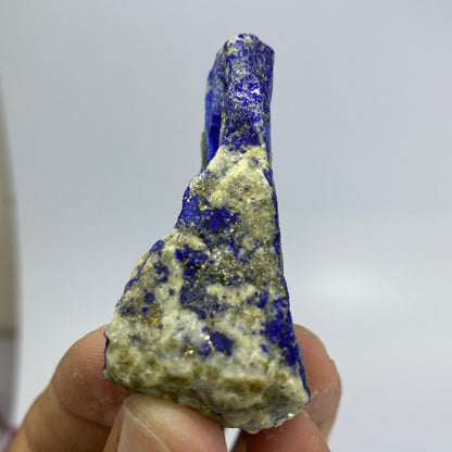 Lapis Lazuli, Lazurite, Afghanistan Minerals, 59g, Rough Gemstone, Royal Blue Lapis, Pyrite Inclusions, Lapidary Rough, Cabinet Specimen