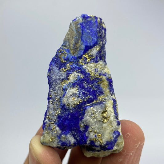 Lapis Lazuli, Lazurite, Afghanistan Minerals, 59g, Rough Gemstone, Royal Blue Lapis, Pyrite Inclusions, Lapidary Rough, Cabinet Specimen