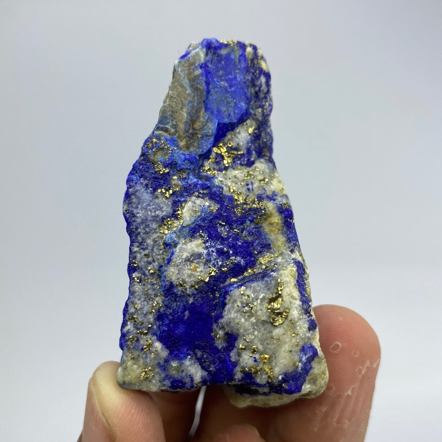 Lapis Lazuli, Lazurite, Afghanistan Minerals, 59g, Rough Gemstone, Royal Blue Lapis, Pyrite Inclusions, Lapidary Rough, Cabinet Specimen