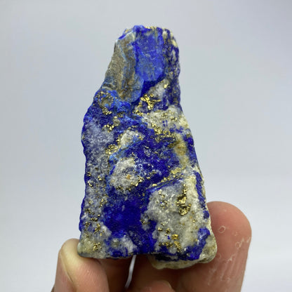 Lapis Lazuli, Lazurite, Afghanistan Minerals, 59g, Rough Gemstone, Royal Blue Lapis, Pyrite Inclusions, Lapidary Rough, Cabinet Specimen