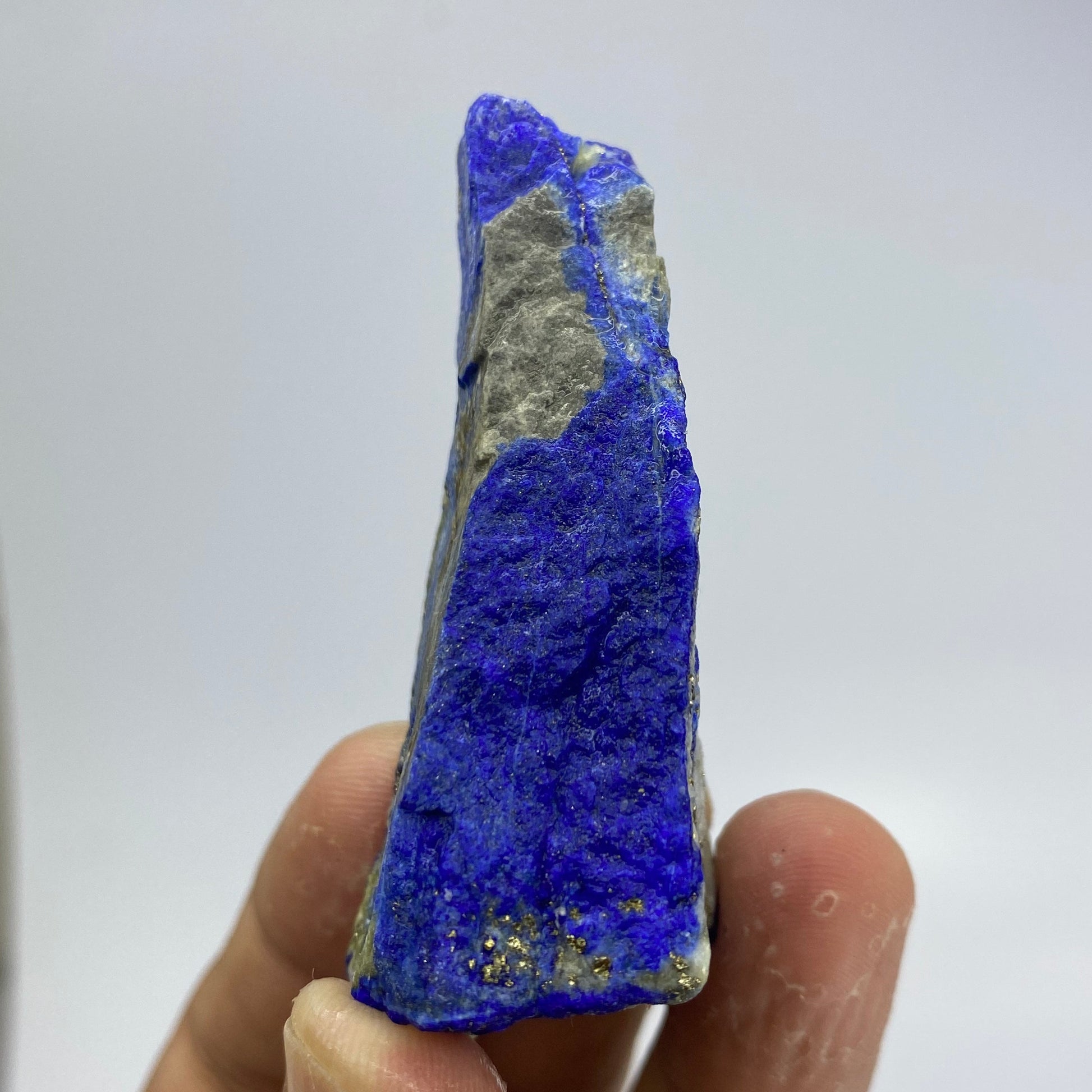 Lapis Lazuli, Lazurite, Afghanistan Minerals, 59g, Rough Gemstone, Royal Blue Lapis, Pyrite Inclusions, Lapidary Rough, Cabinet Specimen