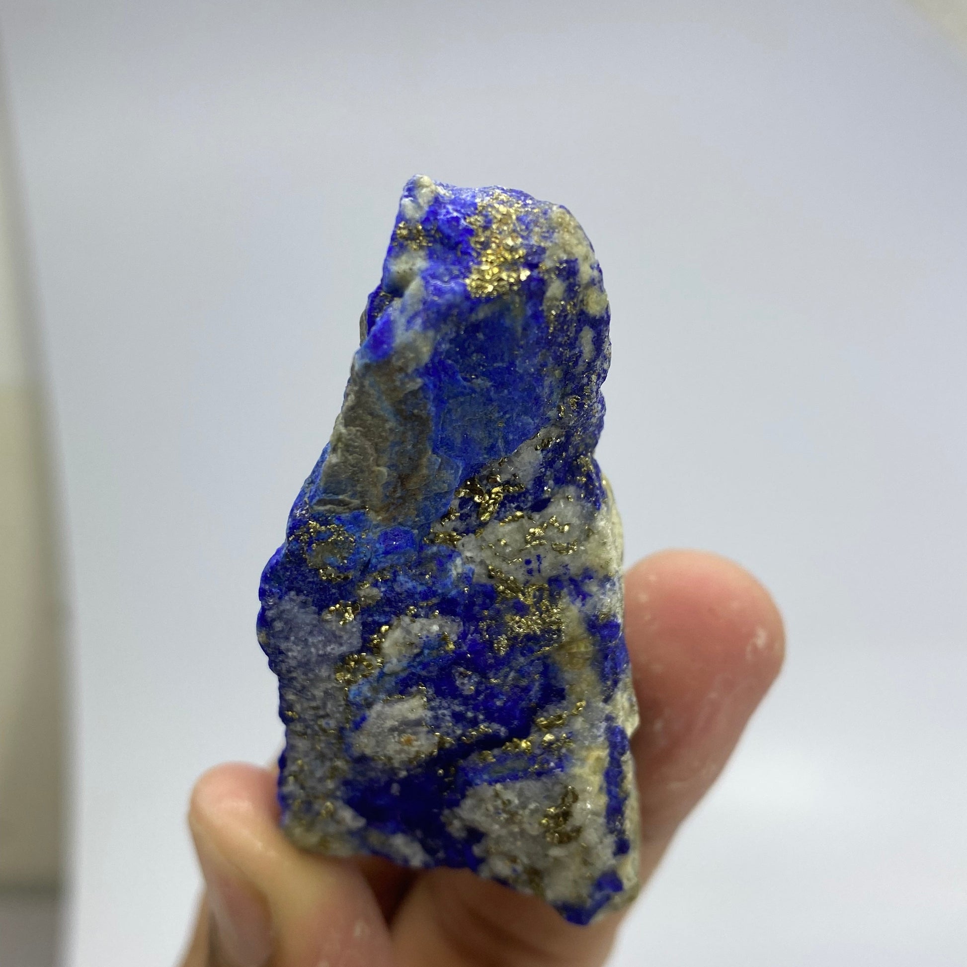 Lapis Lazuli, Lazurite, Afghanistan Minerals, 59g, Rough Gemstone, Royal Blue Lapis, Pyrite Inclusions, Lapidary Rough, Cabinet Specimen