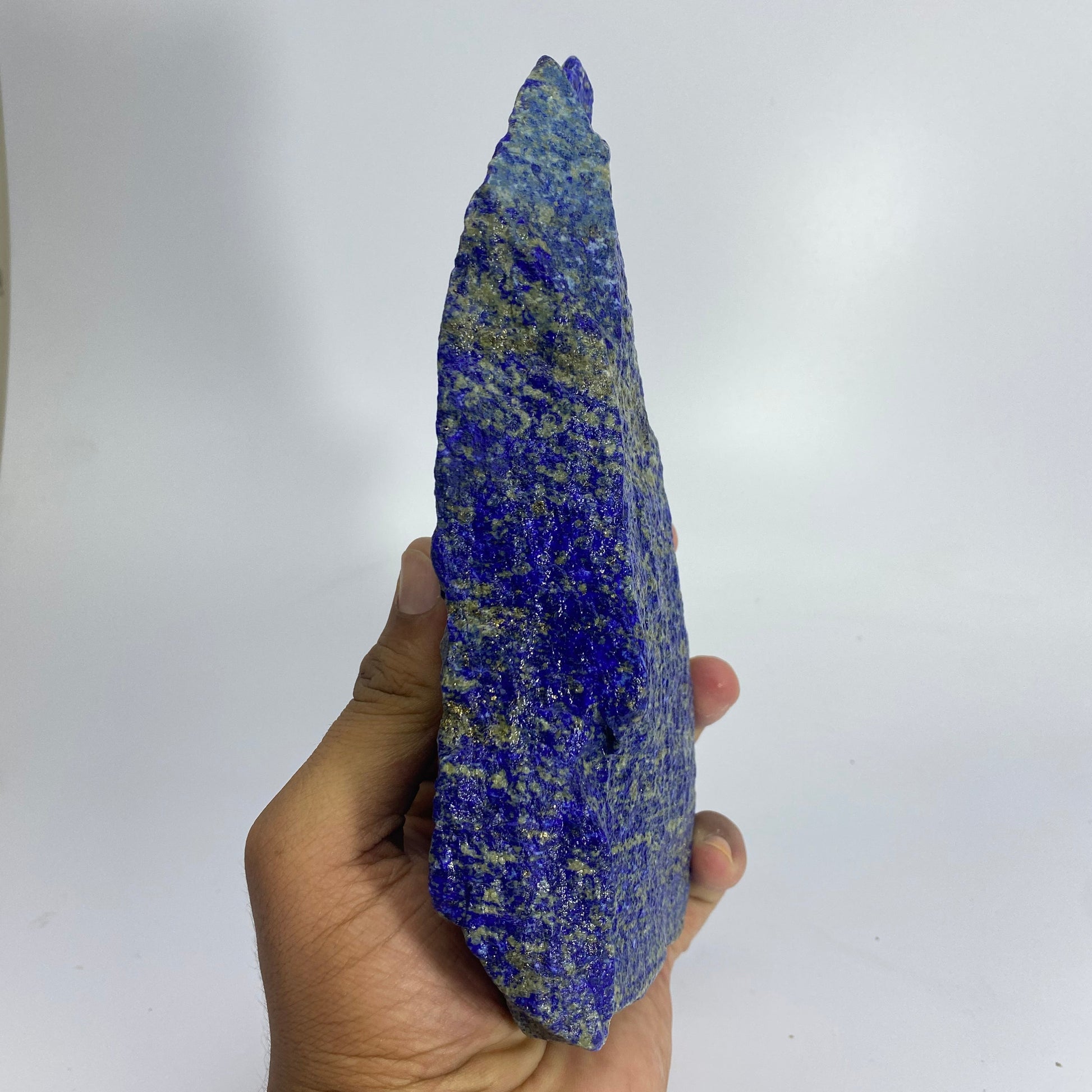 Lapis Lazuli, Lazurite, Afghanistan Minerals, 1400g, Rough Gemstone, Royal Blue Lapis, Pyrite Inclusions, Lapidary Rough, Statement Specimen, Exhibition Grade