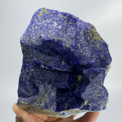 Lapis Lazuli, Lazurite, Afghanistan Minerals, 750g, Rough Gemstone, Royal Blue Lapis, Pyrite Inclusions, Lapidary Rough, Cabinet Specimen