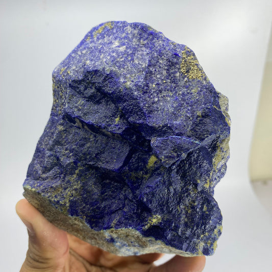 Lapis Lazuli, Lazurite, Afghanistan Minerals, 750g, Rough Gemstone, Royal Blue Lapis, Pyrite Inclusions, Lapidary Rough, Cabinet Specimen