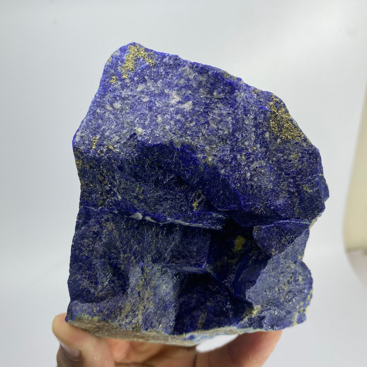 Lapis Lazuli, Lazurite, Afghanistan Minerals, 750g, Rough Gemstone, Royal Blue Lapis, Pyrite Inclusions, Lapidary Rough, Cabinet Specimen