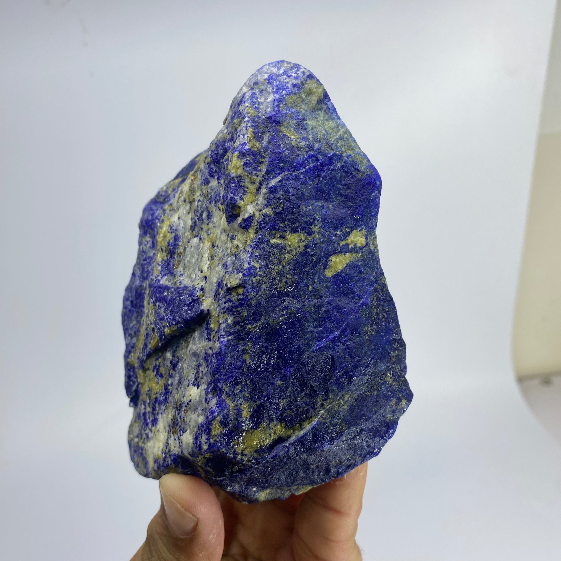 Lapis Lazuli, Lazurite, Afghanistan Minerals, 750g, Rough Gemstone, Royal Blue Lapis, Pyrite Inclusions, Lapidary Rough, Cabinet Specimen