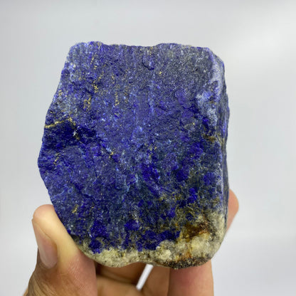 Lapis Lazuli, Lazurite, Afghanistan Minerals, 222g, Rough Gemstone, Royal Blue Lapis, Pyrite Inclusions, Lapidary Rough, Cabinet Specimen