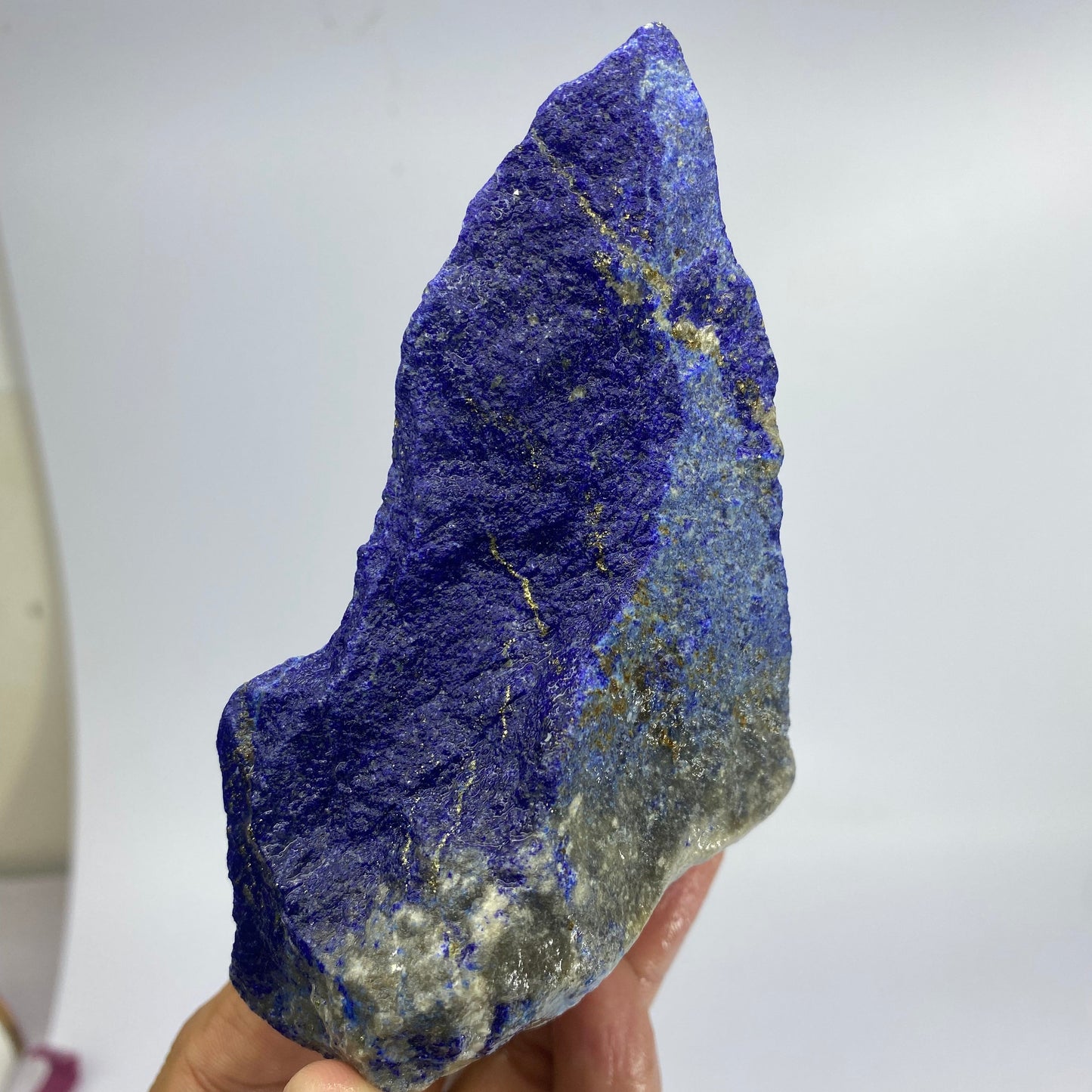 Lapis Lazuli, Lazurite, Afghanistan Minerals, 354g, Rough Gemstone, Royal Blue Lapis, Pyrite Inclusions, Lapidary Rough, Cabinet Specimen