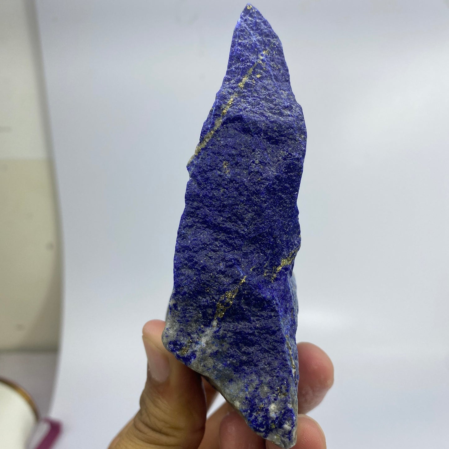 Lapis Lazuli, Lazurite, Afghanistan Minerals, 354g, Rough Gemstone, Royal Blue Lapis, Pyrite Inclusions, Lapidary Rough, Cabinet Specimen