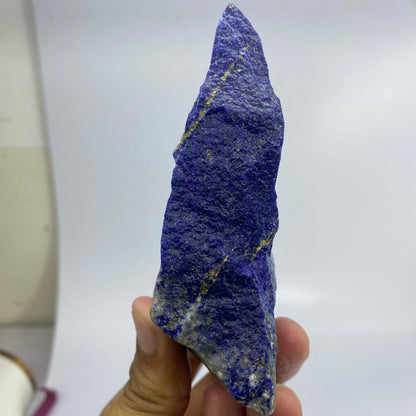 Lapis Lazuli, Lazurite, Afghanistan Minerals, 354g, Rough Gemstone, Royal Blue Lapis, Pyrite Inclusions, Lapidary Rough, Cabinet Specimen