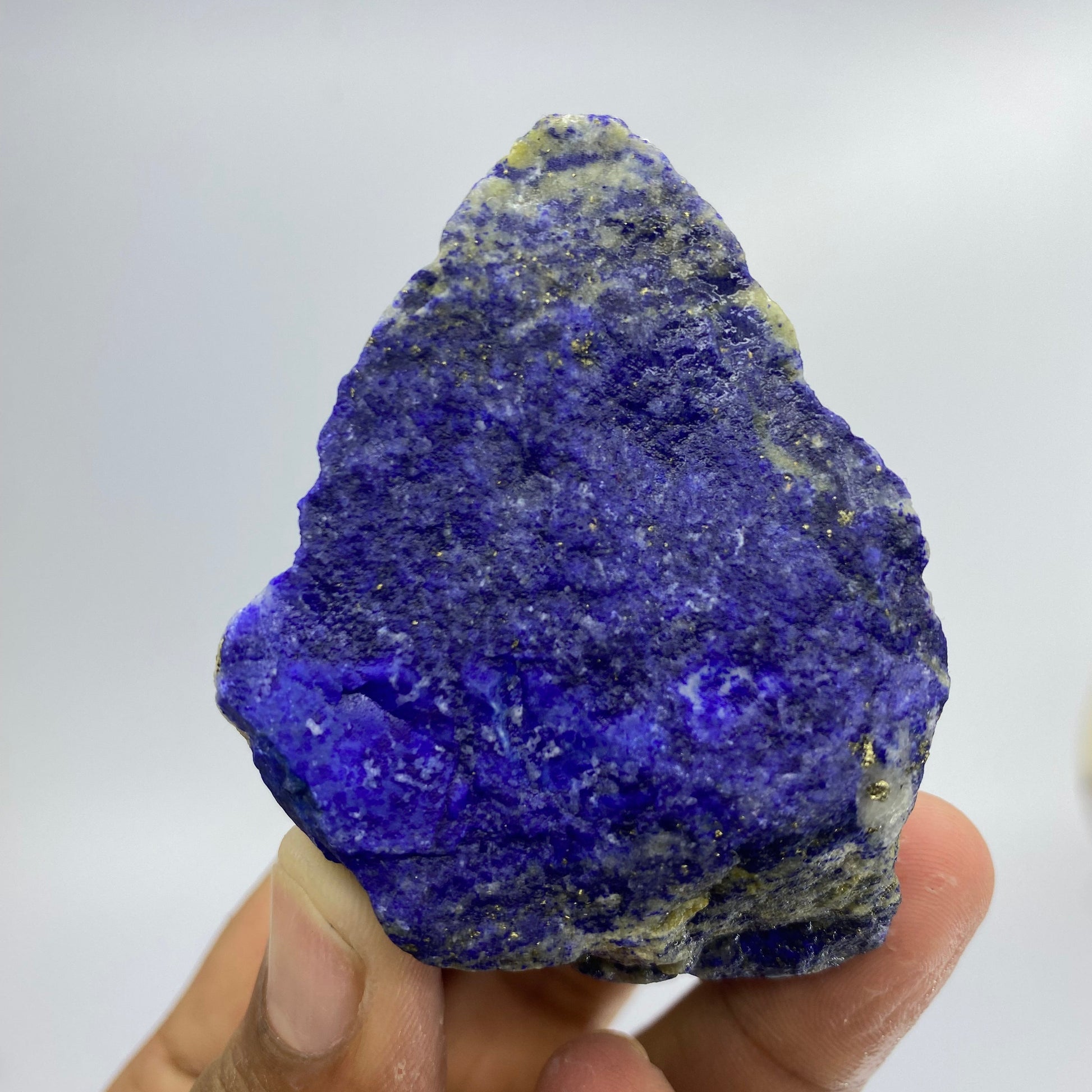 Lapis Lazuli, Lazurite, Afghanistan Minerals, 134g, Rough Gemstone, Royal Blue Lapis, Pyrite Inclusions, Lapidary Rough, Cabinet Specimen